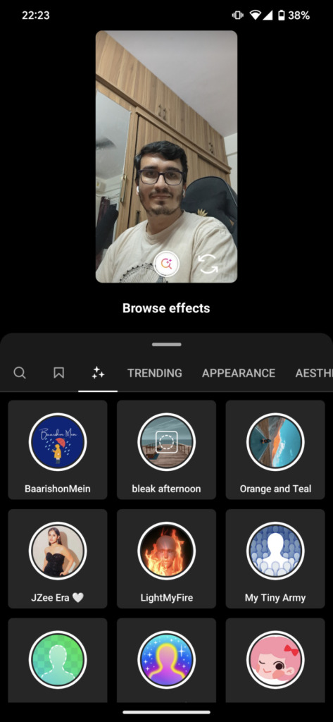 browse filters