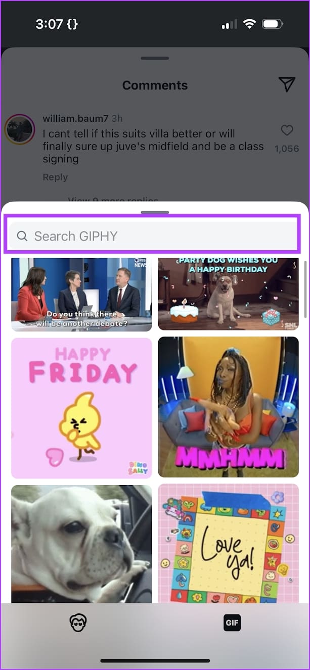 Search and Select GIF