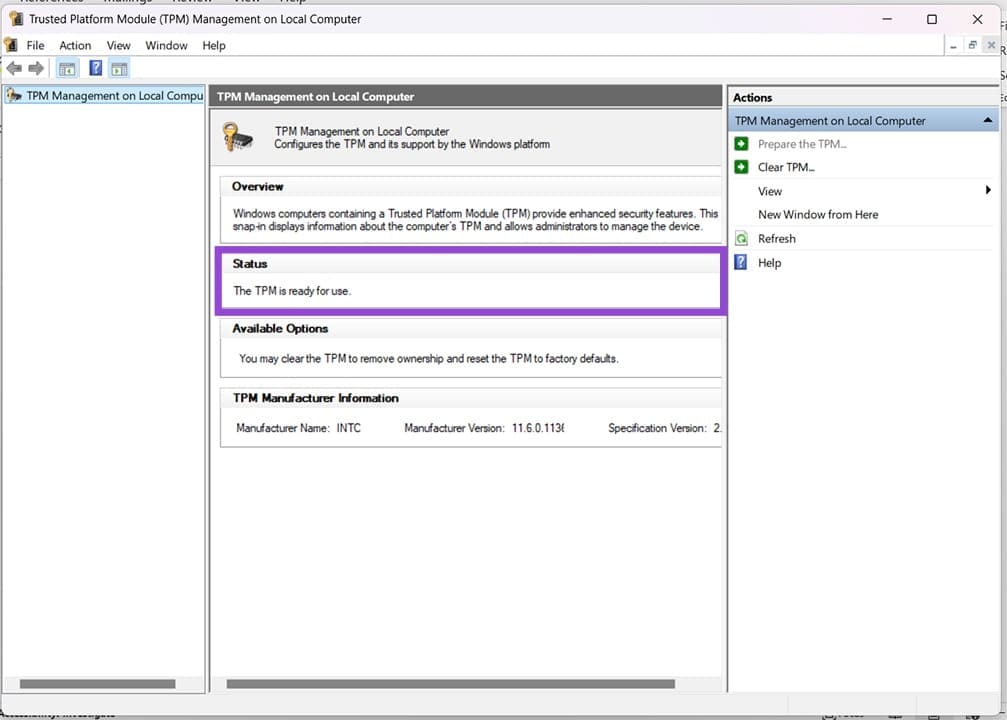 Security Devices Not Showing in Device Manager 2