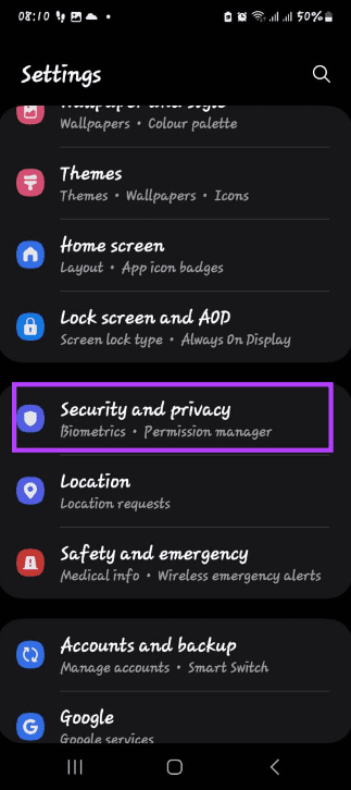 Security and privacy