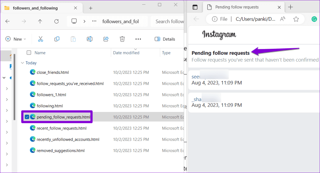 See Pending Sent Requests on Instagram 1