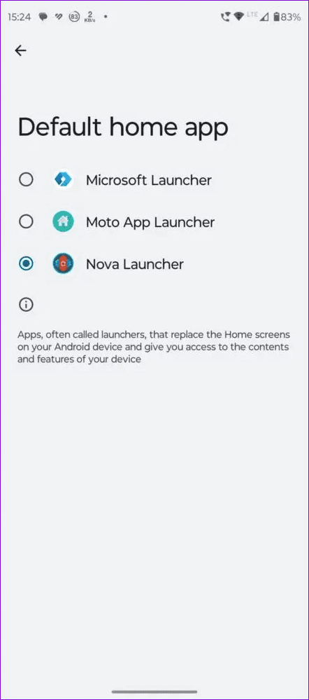 Select Android Phone Launcher