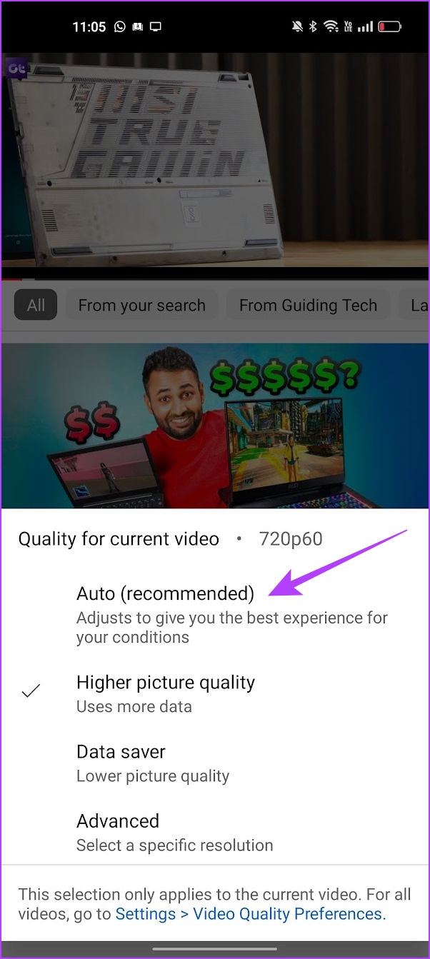 How to Fix YouTube Quality Unavailable Issue on iOS and Android - 20