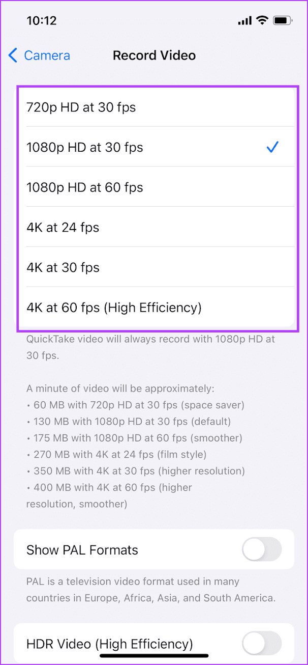 How to Change Video FPS on iPhone Camera Guiding Tech