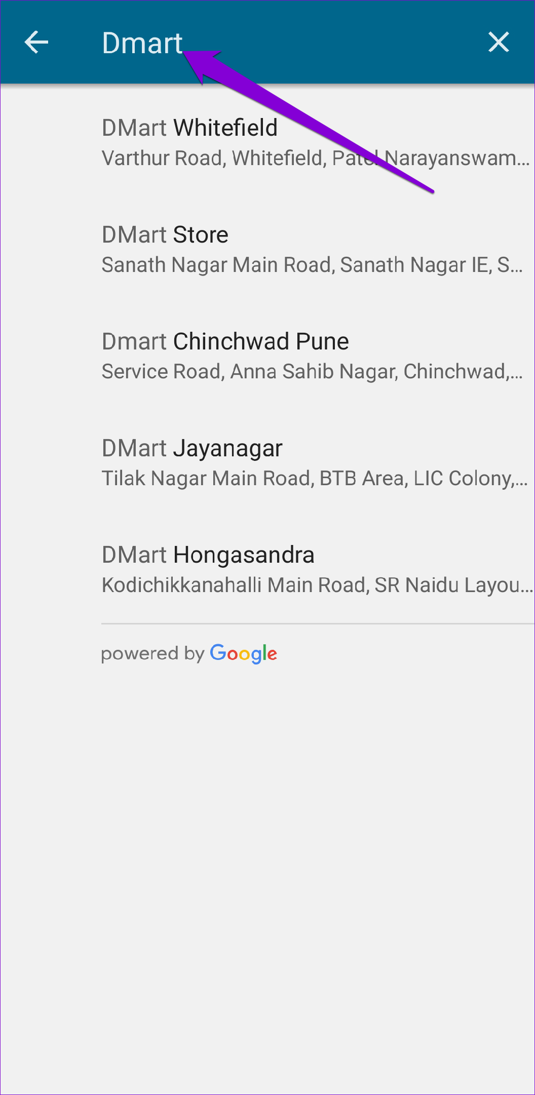 Select Location for Reminder in Google Keep