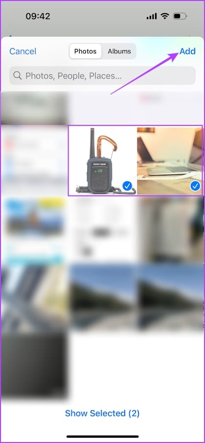 Select Photos to Convert