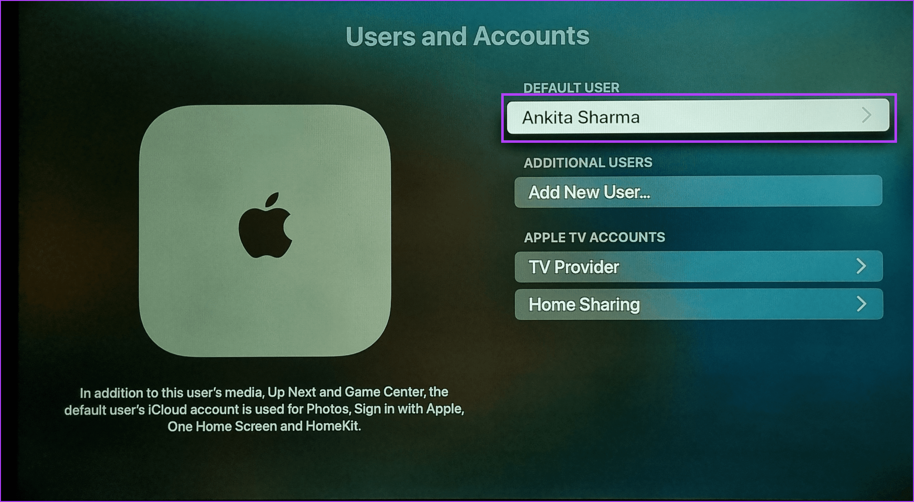 Select User Account