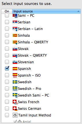 Select Languages To Type