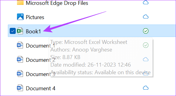 Select the Excel file you want to recover