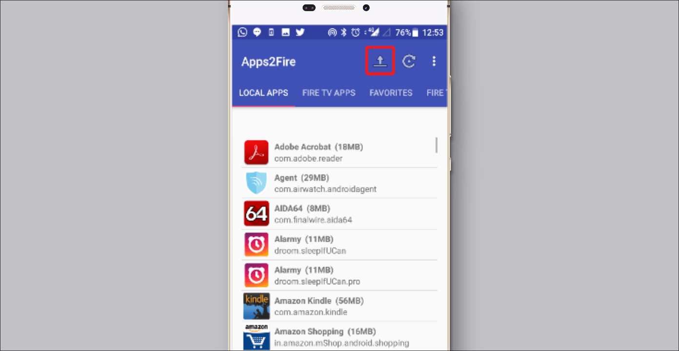 Select Offline App Apps2 Fire Mockup