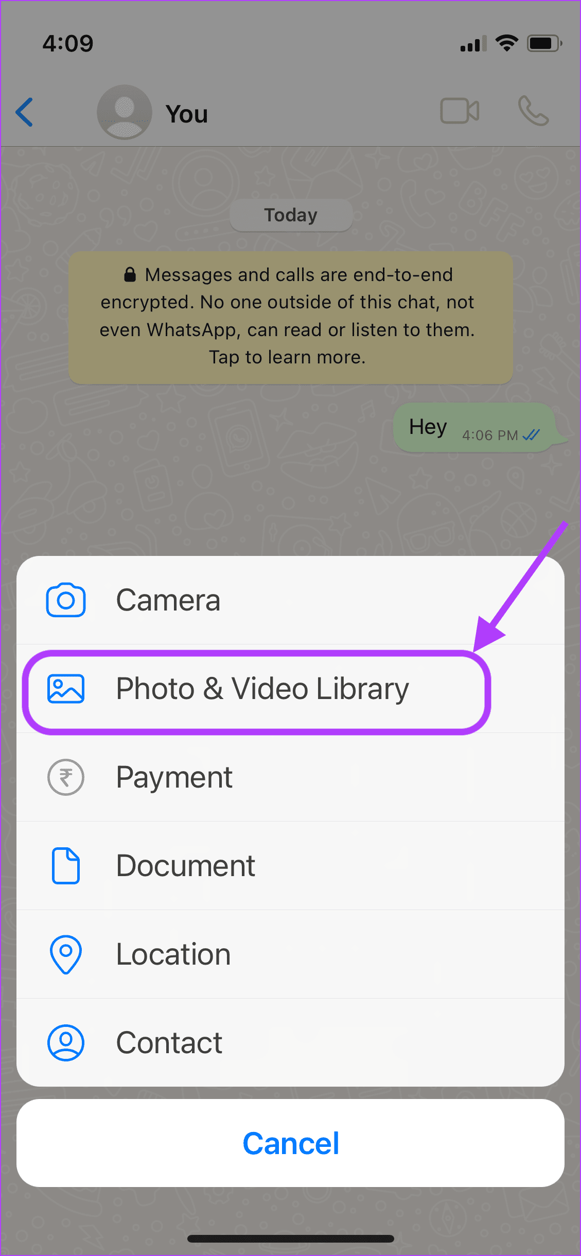 Send Live Photos as GIFs from Inside WhatsApp 4