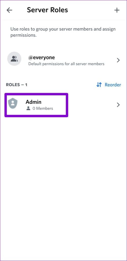 Server Roles on Discord
