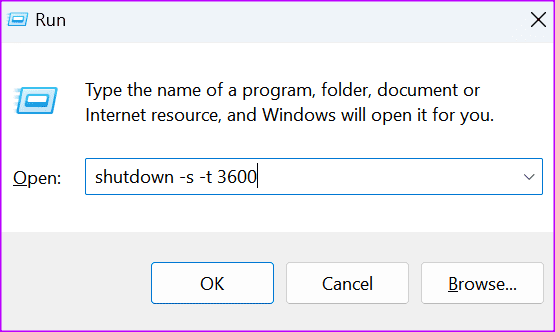 Set Shutdown Timer in Windows 12