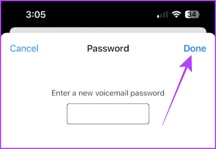 Setup Voicemail Password 1