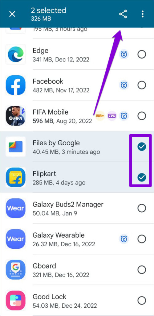 Share Apps via Files by Google