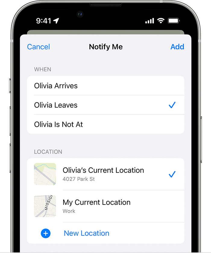 Get live location of family and friends