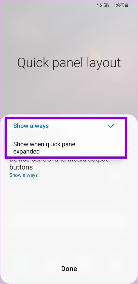 How to Use Quick Settings Panel on Samsung Galaxy Phones - 57