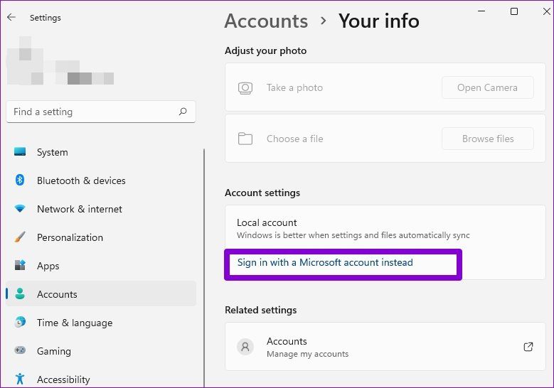 Sign in with a Microsoft Account