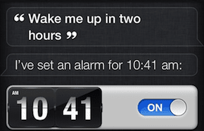 Siri Setting Alarm1