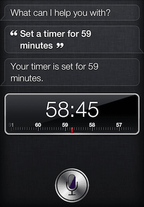 Siri Timer
