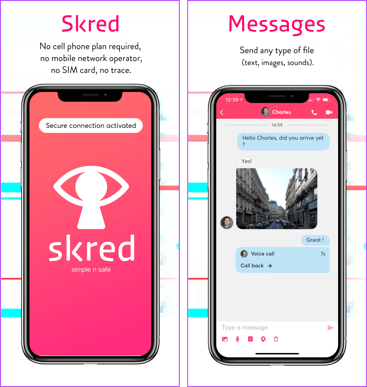 Skred Messenger Private Messaging App for Secure Communication