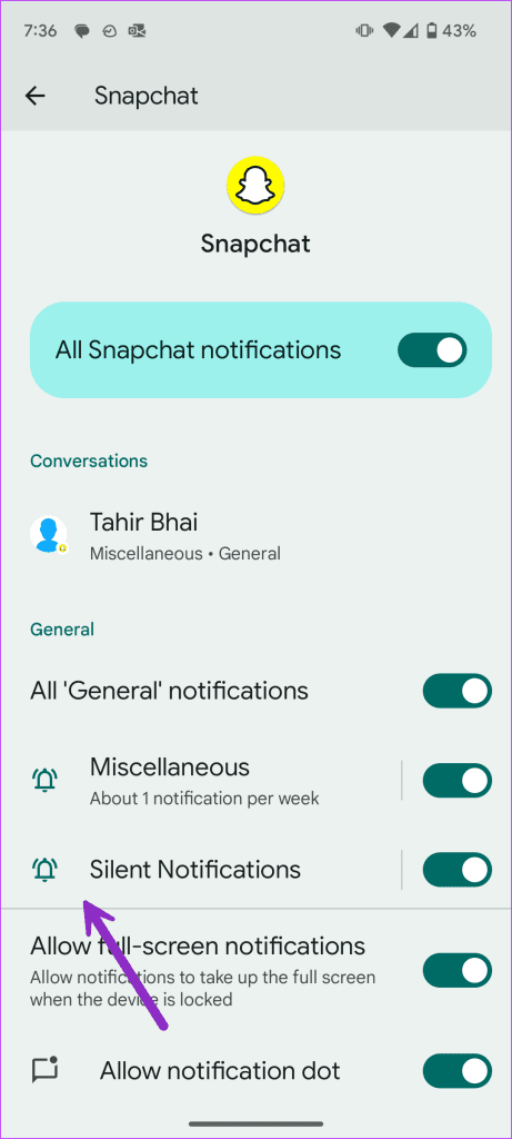 Snapchat Notification Sound Not Working 4