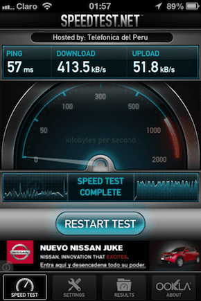 Review of Speed Test for iPhone: Download, Upload Speed Test