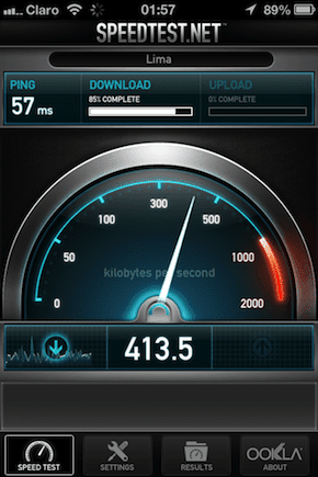 Speed Test Middle