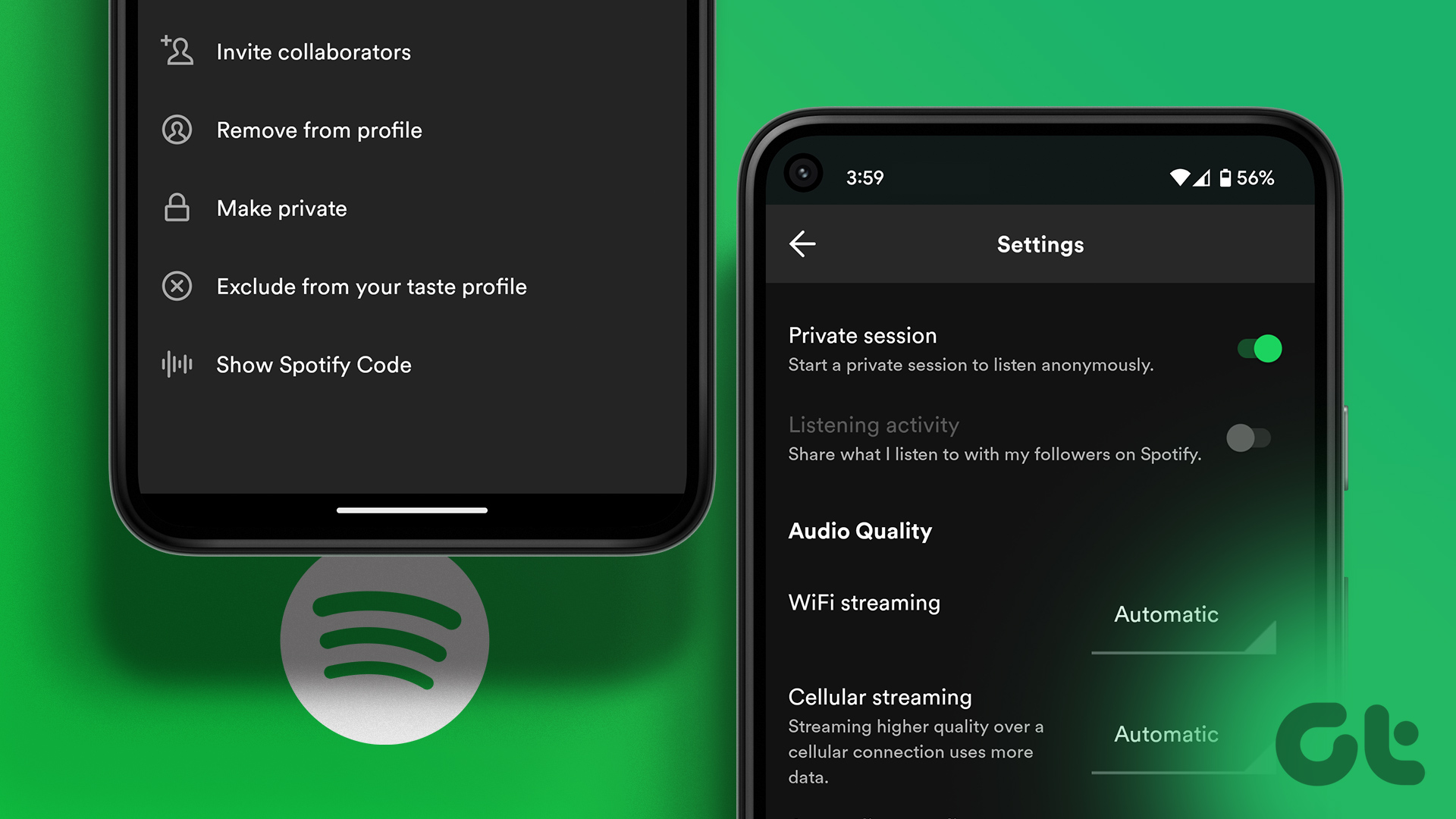 Spotify Privacy Settings: Private Session and Playlists
