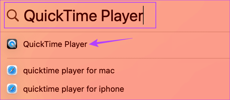 Spotlight Search to open QuickTime Player 1 - 9