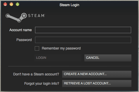 Steam Sign In