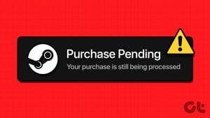 Steam pending purchase issue