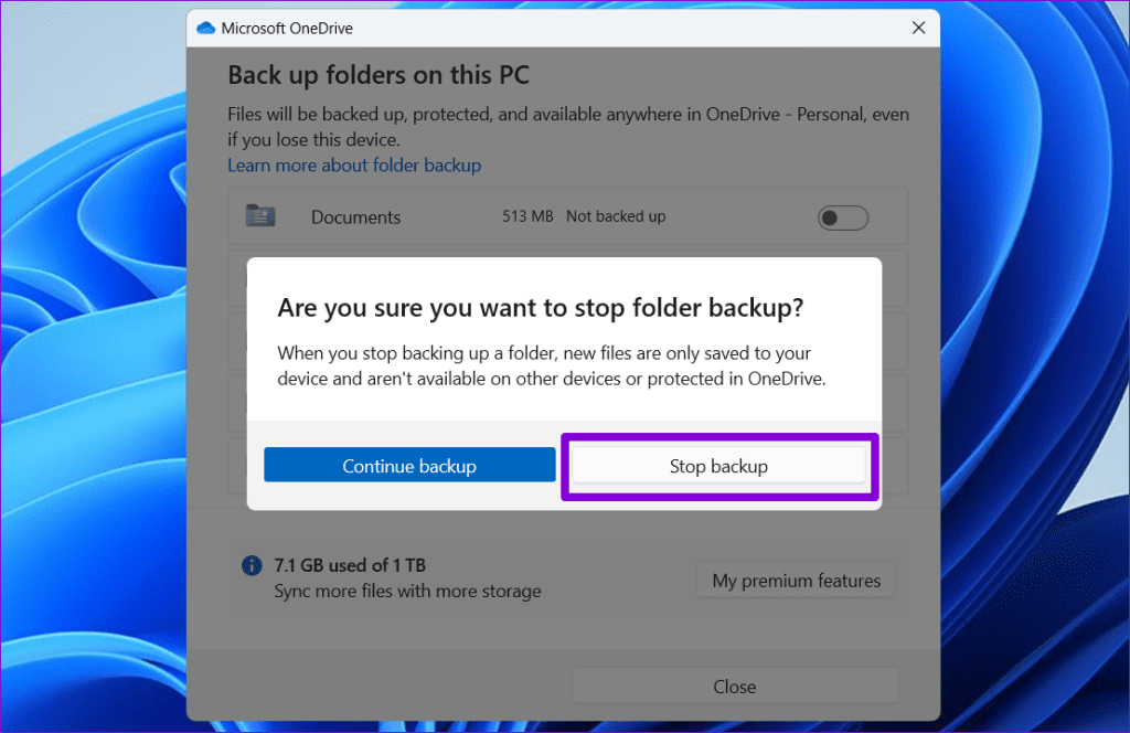 Stop Desktop Icons Backup on OneDrive