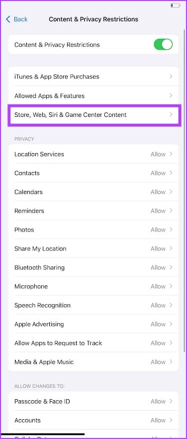 Store Web Siri and Game Content 2