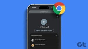 Switch Google Accounts in Chrome