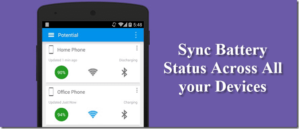 Sync Battery Status With Potential