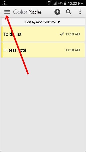 Sync And Transfer Color Note Notes From Android To Other Devices 1