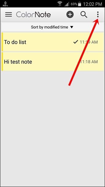 Sync And Transfer Color Note Notes From Android To Other Devices 5