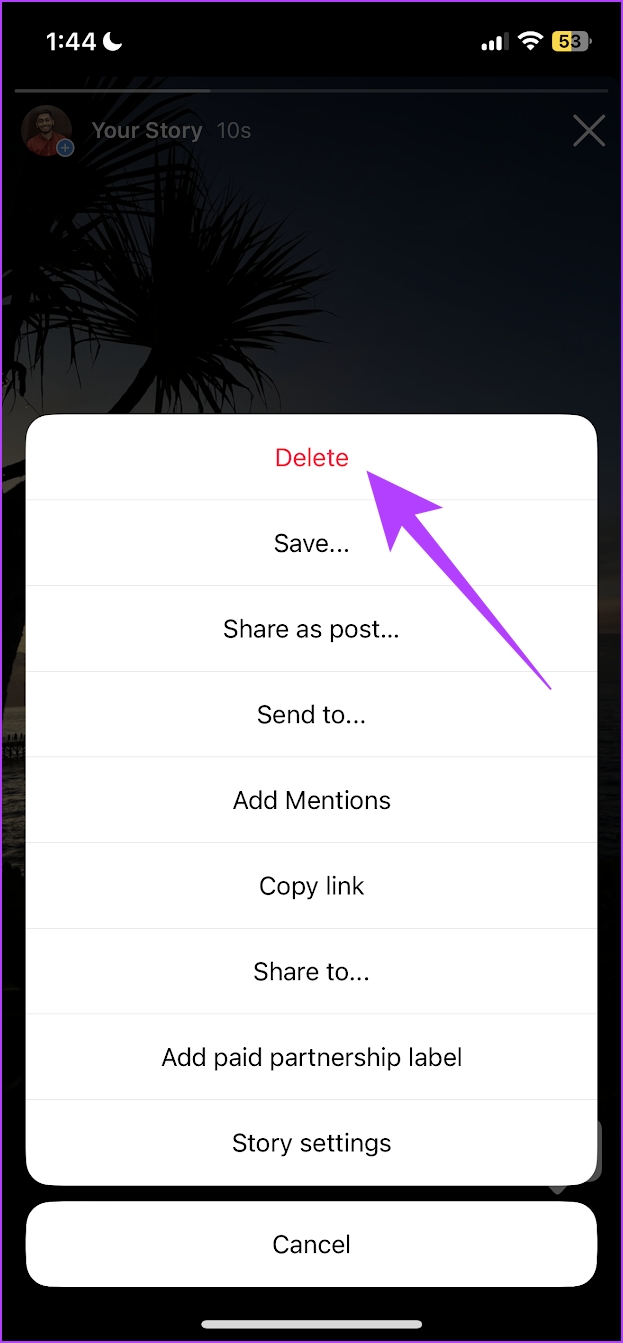 Delete the Culprit Post or Story| we limit how often on Instagram