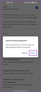 LEAVE AN APP S BETA PROGRAM visual data 2