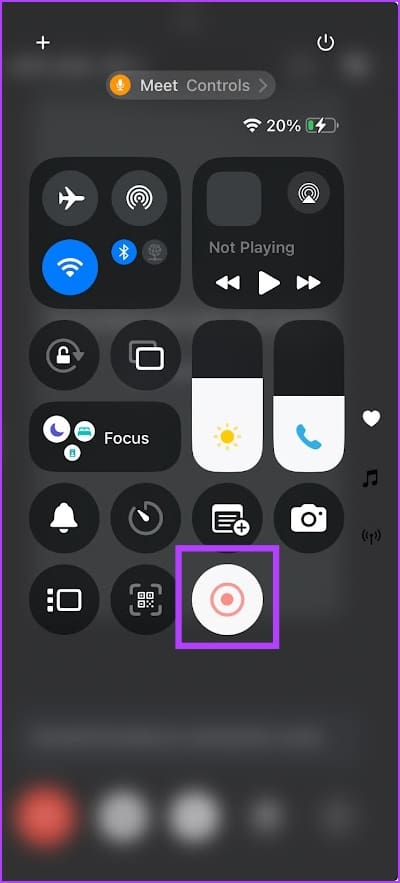 Tap on Recorder Icon
