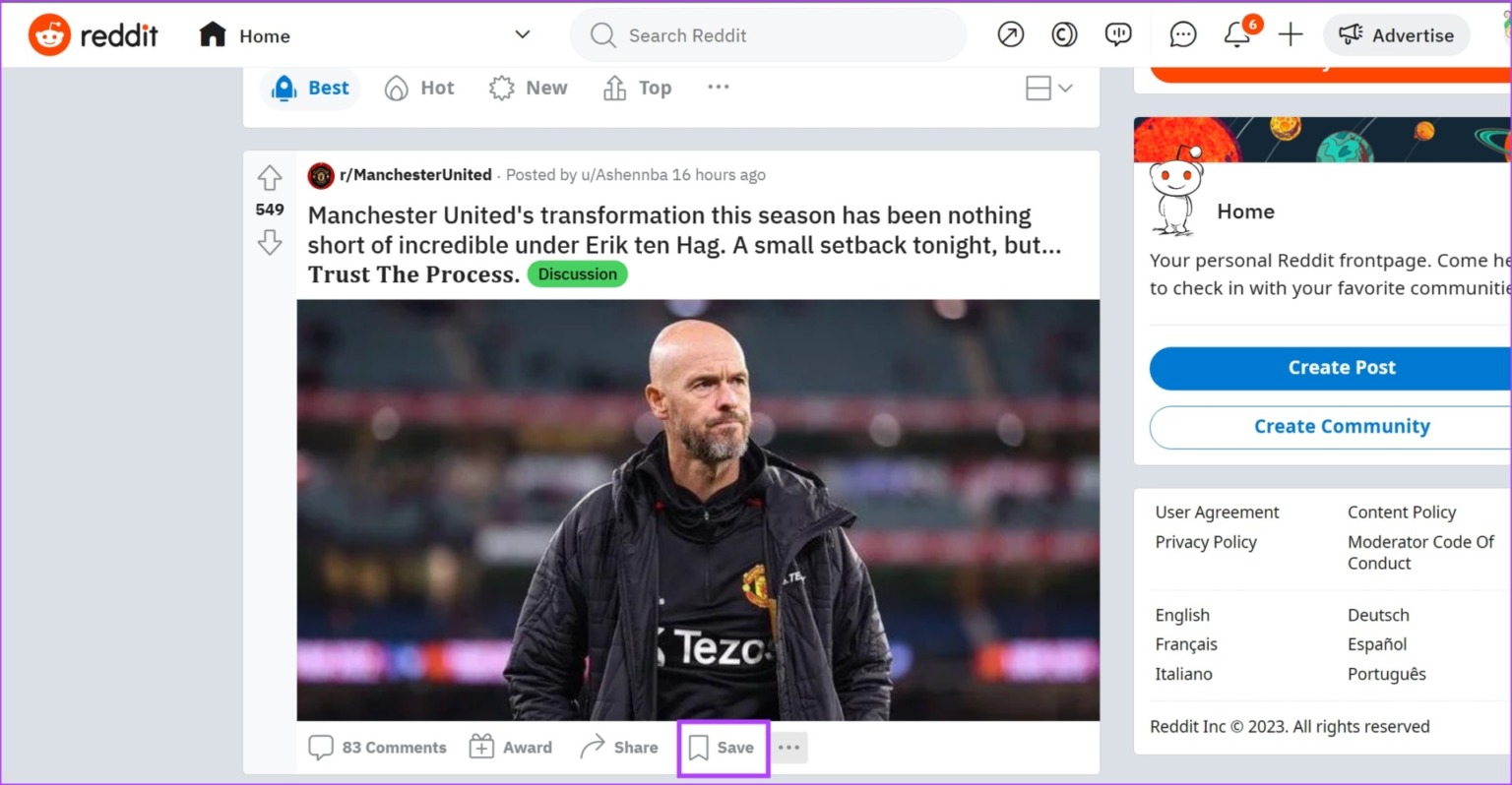 How to See Saved Posts and Comments on Reddit (PC and Mobile) - Guiding ...