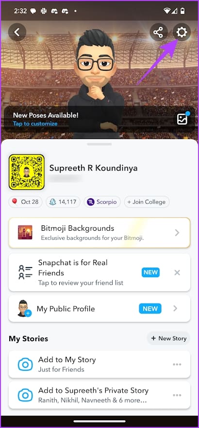 Tap on Settings Icon 3
