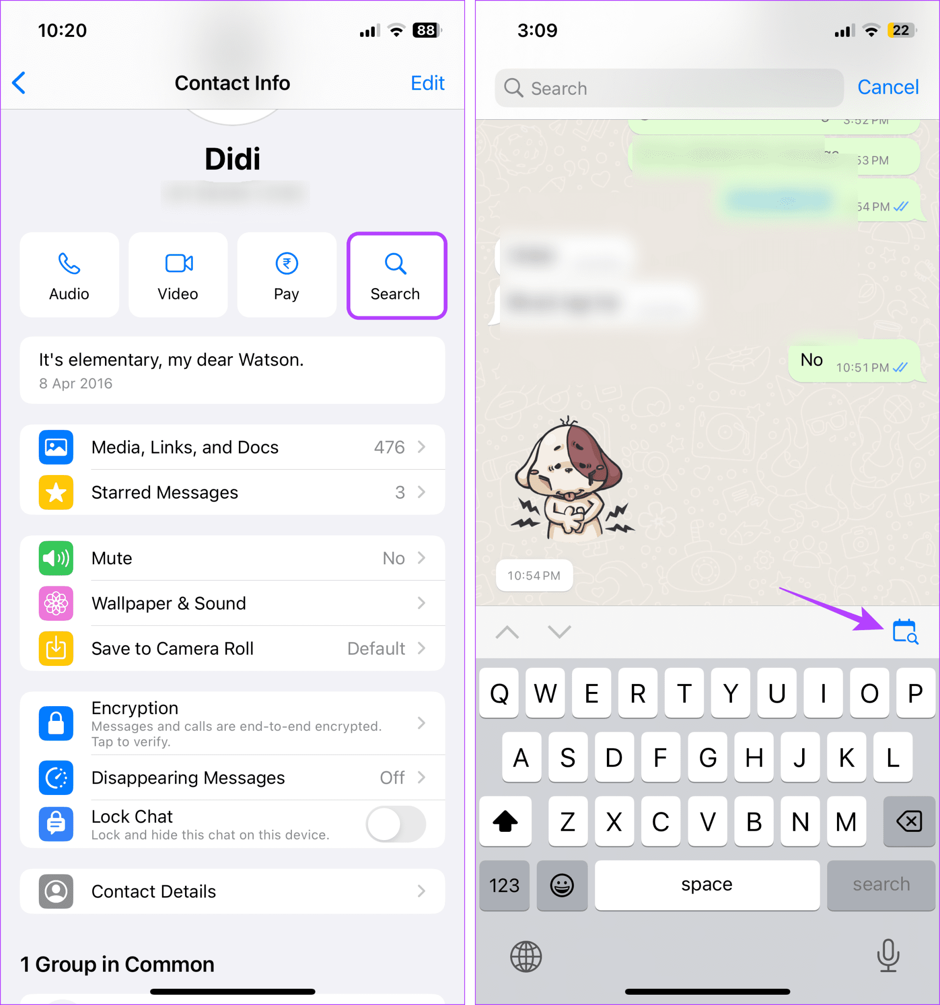 How to Search for Messages on WhatsApp - Guiding Tech