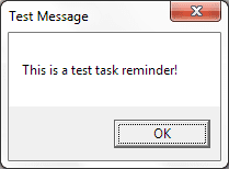 Task Reminder Pop Up