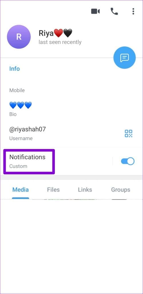 Telegram Notification Sound for Specific Contact
