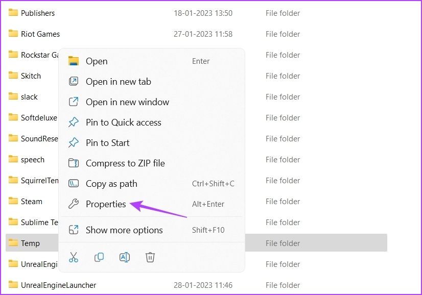 7 Quick Ways to Fix 'Make Sure Your Temp Folder Valid' Windows 11 - Guiding Tech