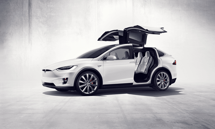 Tesla Model X Wing Doors
