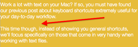 Text Keyboard Shortcut 6