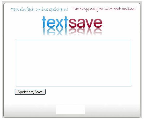 Text Save Interface